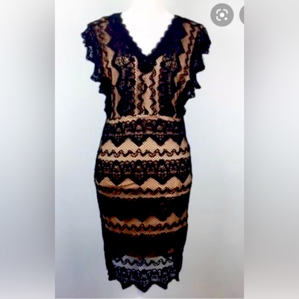 Elegant Black Lace Dress